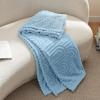 imageBedsure GentleSoft Throw Blanket for Couch  Soft Cozy Fall Blanket Gifts for Women Teen Girls Fuzzy Fluffy Fleece Throw Boho Home Room Fall Decor Aesthetic Halloween Christmas White 50x60 InchesBlue