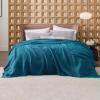 imageBedsure Gentlesoft 100 Cotton Blanket Queen Size for Bed  Breathable and Soft Waffle Weave Blanket for Summer Thick Cozy Fall Blankets for Women Gift White 90x90 Inches05  Teal