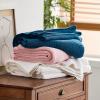 imageBedsure Gentlesoft 100 Cotton Blanket Queen Size for Bed  Breathable and Soft Waffle Weave Blanket for Summer Thick Cozy Fall Blankets for Women Gift White 90x90 Inches03  Mint