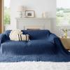 imageBedsure Gentlesoft 100 Cotton Blanket Queen Size for Bed  Breathable and Soft Waffle Weave Blanket for Summer Thick Cozy Fall Blankets for Women Gift White 90x90 Inches05  Navy