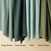 imageBedsure Gentlesoft 100 Cotton Blanket Queen Size for Bed  Breathable and Soft Waffle Weave Blanket for Summer Thick Cozy Fall Blankets for Women Gift White 90x90 Inches03  Sage Green