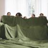 imageBedsure Gentlesoft 100 Cotton Blanket Queen Size for Bed  Breathable and Soft Waffle Weave Blanket for Summer Thick Cozy Fall Blankets for Women Gift White 90x90 Inches03  Olive Green
