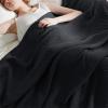 imageBedsure Gentlesoft 100 Cotton Blanket Queen Size for Bed  Breathable and Soft Waffle Weave Blanket for Summer Thick Cozy Fall Blankets for Women Gift White 90x90 Inches04  Black