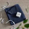 imageBedsure Gentlesoft 100 Cotton Blanket Queen Size for Bed  Breathable and Soft Waffle Weave Blanket for Summer Thick Cozy Fall Blankets for Women Gift White 90x90 Inches05  Pageant Blue