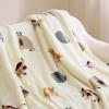 imageBedsure Gentlesoft Fleece Sherpa Throw Blanket for Couch Soft Gingham Bedding Thick Warm Blanket for Winter Cozy Gifts for Teen Girls Boys Kids Women Men Cute Plaid Decor for Home 50quotx60quot Brown06 Cat