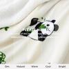 imageBedsure Gentlesoft Fleece Sherpa Throw Blanket for Couch Soft Gingham Bedding Thick Warm Blanket for Winter Cozy Gifts for Teen Girls Boys Kids Women Men Cute Plaid Decor for Home 50quotx60quot Brown09 Panda