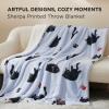 imageBedsure Gentlesoft Fleece Sherpa Throw Blanket for Couch Soft Gingham Bedding Thick Warm Blanket for Winter Cozy Gifts for Teen Girls Boys Kids Women Men Cute Plaid Decor for Home 50quotx60quot Brown07 Black Cat