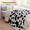 imageBedsure Gentlesoft Fleece Sherpa Throw Blanket for Couch Soft Gingham Bedding Thick Warm Blanket for Winter Cozy Gifts for Teen Girls Boys Kids Women Men Cute Plaid Decor for Home 50quotx60quot Brown04 Cow Print