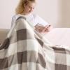 imageBedsure Gentlesoft Fleece Sherpa Throw Blanket for Couch Soft Gingham Bedding Thick Warm Blanket for Winter Cozy Gifts for Teen Girls Boys Kids Women Men Cute Plaid Decor for Home 50quotx60quot Brown01 Brown Plaid