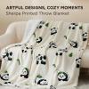 imageBedsure Gentlesoft Fleece Sherpa Throw Blanket for Couch Soft Gingham Bedding Thick Warm Blanket for Winter Cozy Gifts for Teen Girls Boys Kids Women Men Cute Plaid Decor for Home 50quotx60quot Brown09 Panda
