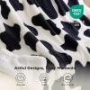 imageBedsure Gentlesoft Fleece Sherpa Throw Blanket for Couch Soft Gingham Bedding Thick Warm Blanket for Winter Cozy Gifts for Teen Girls Boys Kids Women Men Cute Plaid Decor for Home 50quotx60quot Brown04 Cow Print