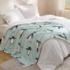imageBedsure Gentlesoft Fleece Sherpa Throw Blanket for Couch Soft Gingham Bedding Thick Warm Blanket for Winter Cozy Gifts for Teen Girls Boys Kids Women Men Cute Plaid Decor for Home 50quotx60quot Brown08 Penguin