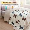 imageBedsure Gentlesoft Fleece Sherpa Throw Blanket for Couch Soft Gingham Bedding Thick Warm Blanket for Winter Cozy Gifts for Teen Girls Boys Kids Women Men Cute Plaid Decor for Home 50quotx60quot Brown05 Dachshund