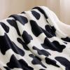 imageBedsure Gentlesoft Fleece Sherpa Throw Blanket for Couch Soft Gingham Bedding Thick Warm Blanket for Winter Cozy Gifts for Teen Girls Boys Kids Women Men Cute Plaid Decor for Home 50quotx60quot Brown04 Cow Print