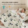 imageBedsure Gentlesoft Fleece Sherpa Throw Blanket for Couch Soft Gingham Bedding Thick Warm Blanket for Winter Cozy Gifts for Teen Girls Boys Kids Women Men Cute Plaid Decor for Home 50quotx60quot Brown09 Panda