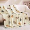 imageBedsure Gentlesoft Fleece Sherpa Throw Blanket for Couch Soft Gingham Bedding Thick Warm Blanket for Winter Cozy Gifts for Teen Girls Boys Kids Women Men Cute Plaid Decor for Home 50quotx60quot Brown06 Cat