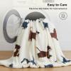 imageBedsure Gentlesoft Fleece Sherpa Throw Blanket for Couch Soft Gingham Bedding Thick Warm Blanket for Winter Cozy Gifts for Teen Girls Boys Kids Women Men Cute Plaid Decor for Home 50quotx60quot Brown05 Dachshund