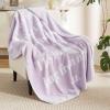 imageBedsure Get Well Gifts for Women  Thinking of You Gifts Purple Throw Blanket After Surgery with Inspirational Words Healing Sympathy Hug Soft Blanket for Cancer Care Elderly ampamp Adults 50x60 Inch