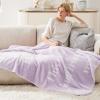 imageBedsure Get Well Gifts for Women  Thinking of You Gifts Purple Throw Blanket After Surgery with Inspirational Words Healing Sympathy Hug Soft Blanket for Cancer Care Elderly ampamp Adults 50x60 Inch
