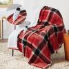 imageBedsure Healing Heated Blanket Throw  Flannel Sherpa Electric Blanket with Inspirational Words Heated Throw with 6 Heating Levels 4 Time Settings 3Hour AutoOff Gift for Grandma 50quotx60quot15  Red