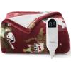 imageBedsure Healing Heated Blanket Throw  Flannel Sherpa Electric Blanket with Inspirational Words Heated Throw with 6 Heating Levels 4 Time Settings 3Hour AutoOff Gift for Grandma 50quotx60quot19  Christmas Pet