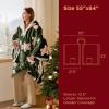 imageBedsure Heated Blanket Wearable Shawl  Electric Wrap Poncho Blanket Hoodie for Adult Winter Gifts for Mom Women Girlfriend Warm Sherpa Heating Throw Auto Shut Off 55x64 inches Burgundy07  Green Gingerbread Man
