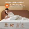 imageBedsure Heated Mattress Pad Full Size  Electric Mattress Pad with Single Controller and 10 Heat Settings Fast Heating Electric Bed Warmer with 12 Hour Timer ampamp Auto Shut Off Full 54quotx75quotQueen
