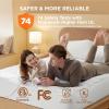 imageBedsure Heated Mattress Pad Queen  Bed Warmer with Memory ampamp Preheat Functions 12Hour Auto Off ampamp 10 Heat Settings Dual Controllers Fast Heating Brushed Electric Mattress Pad Queen 60quotx80quotKing