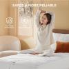 imageBedsure Heated Mattress Pad Queen  Bed Warmer with Memory ampamp Preheat Functions 12Hour Auto Off ampamp 10 Heat Settings Dual Controllers Fast Heating Brushed Electric Mattress Pad Queen 60quotx80quotTwin