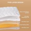 imageBedsure Heated Mattress Pad Queen  Bed Warmer with Memory ampamp Preheat Functions 12Hour Auto Off ampamp 10 Heat Settings Dual Controllers Fast Heating Brushed Electric Mattress Pad Queen 60quotx80quotTwin