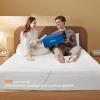 imageBedsure Heated Mattress Pad Queen  Bed Warmer with Memory ampamp Preheat Functions 12Hour Auto Off ampamp 10 Heat Settings Dual Controllers Fast Heating Jacquard Electric Mattress Pad Queen 60quotx80quotFull