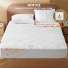 imageBedsure Heated Mattress Pad Queen  Bed Warmer with Memory ampamp Preheat Functions 12Hour Auto Off ampamp 10 Heat Settings Dual Controllers Fast Heating Brushed Electric Mattress Pad Queen 60quotx80quotKing