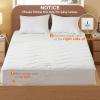 imageBedsure Heated Mattress Pad Queen  Bed Warmer with Memory ampamp Preheat Functions 12Hour Auto Off ampamp 10 Heat Settings Dual Controllers Fast Heating Brushed Electric Mattress Pad Queen 60quotx80quotQueen