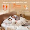 imageBedsure Heated Mattress Pad Queen  Bed Warmer with Memory ampamp Preheat Functions 12Hour Auto Off ampamp 10 Heat Settings Dual Controllers Fast Heating Brushed Electric Mattress Pad Queen 60quotx80quotQueen