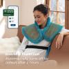 imageBedsure Heating Pad for Neck and Shoulders and Back  Birthday Gifts for Women Men Mom Mens FSA Eligible Items Electric Heated Pad for Full Body ETL Certified Extra Large 24quotx33quot Teal02  Blue