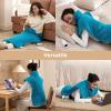imageBedsure Heating Pad for Neck and Shoulders and Back  Birthday Gifts for Women Men Mom Mens FSA Eligible Items Electric Heated Pad for Full Body ETL Certified Extra Large 24quotx33quot Teal02  Blue