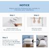 imageBedsure Hotel Pillows Queen Size Set of 4  Luxury Bed Pillows for Sleeping Decoration Strip Diamond Design Cover Fluffy Original Down Alternative Filling for Side Back or Stomach SleepersGrey