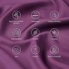 imageBedsure King Size Pillow Cases Set of 2 Cooling Pillow Cases King Rayon Derived from Bamboo Red Pillowcases Breathable ampamp Silky Soft Cool Bedding Pillow Covers with Envelope Closure 20x36 Inches20  Dark Purple