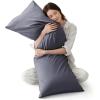 imageBedsure King Size Pillow Cases Set of 2 Cooling Pillow Cases King Rayon Derived from Bamboo Red Pillowcases Breathable ampamp Silky Soft Cool Bedding Pillow Covers with Envelope Closure 20x36 Inches01  Dark Grey