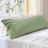 imageBedsure King Size Pillow Cases Set of 2 Cooling Pillow Cases King Rayon Derived from Bamboo Red Pillowcases Breathable ampamp Silky Soft Cool Bedding Pillow Covers with Envelope Closure 20x36 Inches07  Green