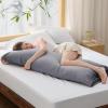 imageBedsure King Size Pillow Cases Set of 2 Cooling Pillow Cases King Rayon Derived from Bamboo Red Pillowcases Breathable ampamp Silky Soft Cool Bedding Pillow Covers with Envelope Closure 20x36 Inches12  Silver Grey