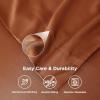 imageBedsure King Size Pillow Cases Set of 2 Cooling Pillow Cases King Rayon Derived from Bamboo Red Pillowcases Breathable ampamp Silky Soft Cool Bedding Pillow Covers with Envelope Closure 20x36 Inches23  Burnt Orange