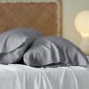 imageBedsure King Size Pillow Cases Set of 2 Cooling Pillow Cases King Rayon Derived from Bamboo Red Pillowcases Breathable ampamp Silky Soft Cool Bedding Pillow Covers with Envelope Closure 20x36 Inches12  Silver Grey