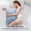 imageBedsure King Size Pillow Cases Set of 2 Cooling Pillow Cases King Rayon Derived from Bamboo Red Pillowcases Breathable ampamp Silky Soft Cool Bedding Pillow Covers with Envelope Closure 20x36 Inches08 Grey Blue