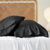 imageBedsure King Size Pillow Cases Set of 2 Cooling Pillow Cases King Rayon Derived from Bamboo Red Pillowcases Breathable ampamp Silky Soft Cool Bedding Pillow Covers with Envelope Closure 20x36 Inches04  Black
