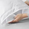 imageBedsure King Size Pillow Cases Set of 2 Cooling Pillow Cases King Rayon Derived from Bamboo Red Pillowcases Breathable ampamp Silky Soft Cool Bedding Pillow Covers with Envelope Closure 20x36 Inches02  White