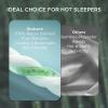imageBedsure King Size Pillow Cases Set of 2 Cooling Pillow Cases King Rayon Derived from Bamboo Red Pillowcases Breathable ampamp Silky Soft Cool Bedding Pillow Covers with Envelope Closure 20x36 Inches01  Dark Grey