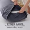 imageBedsure King Size Pillow Cases Set of 2 Cooling Pillow Cases King Rayon Derived from Bamboo Red Pillowcases Breathable ampamp Silky Soft Cool Bedding Pillow Covers with Envelope Closure 20x36 Inches01  Dark Grey