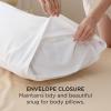 imageBedsure King Size Pillow Cases Set of 2 Cooling Pillow Cases King Rayon Derived from Bamboo Red Pillowcases Breathable ampamp Silky Soft Cool Bedding Pillow Covers with Envelope Closure 20x36 Inches02  White