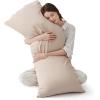 imageBedsure King Size Pillow Cases Set of 2 Cooling Pillow Cases King Rayon Derived from Bamboo Red Pillowcases Breathable ampamp Silky Soft Cool Bedding Pillow Covers with Envelope Closure 20x36 Inches06  Khaki